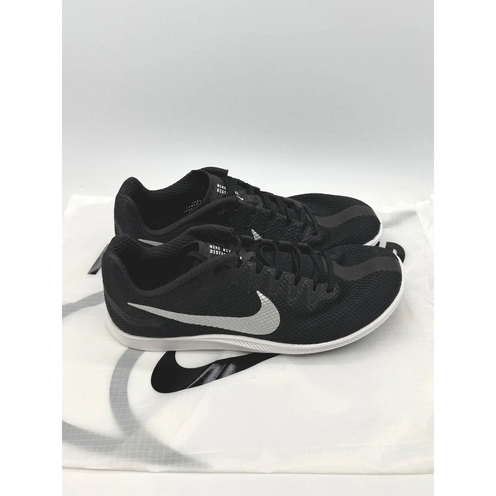 Nike Zoom Rival Track & Field Distance Black White Spikes DC8725-001 Men's Sz 10